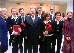 Хасин В.М. с призерами